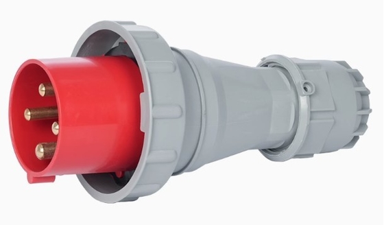 4 ổ cắm 63A IP67 Industrial Rail Plug 3pole 4 Pole 5 Pole Waterproof Plugs 380V-415V